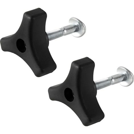 2 Sets Mit Muttern Und Schrauben Für Rasenmähergriffe, Befestigungsschraubenset Für Dreiecksgriff, Ersatzteile