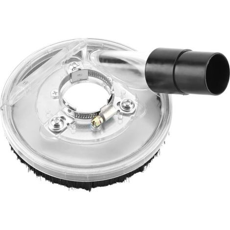 Staubschutzhaube Mit Staubabsauganschluss 80-125 Mm Für Winkelschleifer