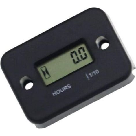 Wasserdichter Lcd-bildschirm Digitaler Stundenzähler Tragbarer Motor-stundenzähler Für Motorrad Und Boot