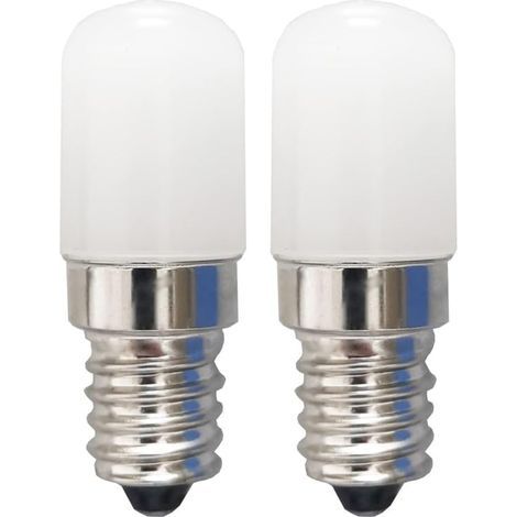 2er-pack E14 Led-lampen Für Kühlschrank, 2 W - Kaltweiß - 6500k, Led-kühlschranklampe E14