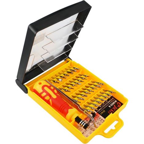 32-in-1 Multifunktions-präzisionsschraubendreher-set Für Die Reparatur Von Iphone/smartphone/uhr Mit Etui