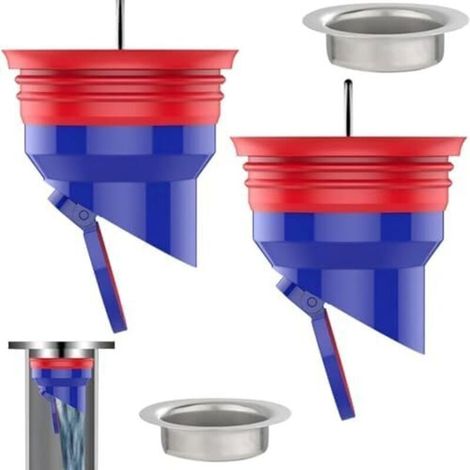 Geruchsverschluss-klappe Duschablauf - 2er Set Italienische Duschrinne Mit Geruchsverschluss, Wasserdichter Duschablauf Für Eine Geruchsfreie Dusche