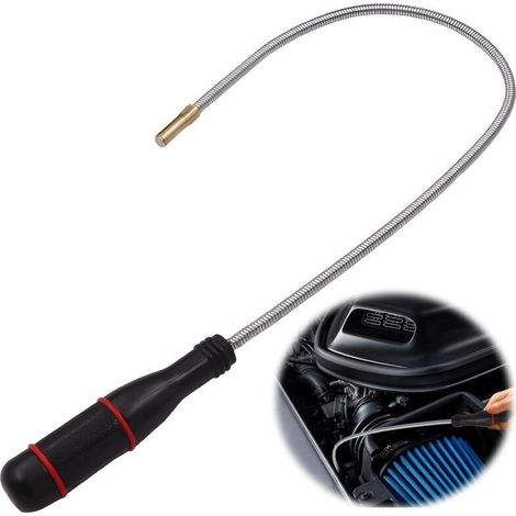 60 Cm Flexibles Magnetisches Aufnahmewerkzeug, Starker Magnet Mit Rutschfestem Griff, Teleskopisches Mechaniker-werkzeug, Magnetisches Aufnahmewerkzeug