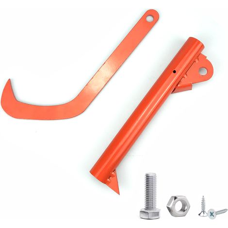 Rückewerkzeug Und Baumfällwerkzeug Für Rundholz, Rot, 1 Stück, Rundholz-schneidwerkzeug, Rundholzrolle, Rückeschienen Aus Kohlenstoffstahl