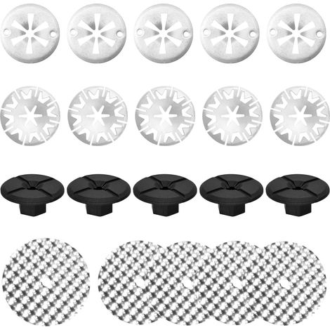 Satz Von 20 Klemmscheiben, Reparatursatz Für Hitzeschutzplatten, Praktische Klemmscheiben, Metallene Sternförmige Scheiben, Klemmscheibe Zur Montage Von Schutzschilden