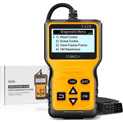 Obd2-diagnosegerät Für Autos, V310 Universal-scanner Und Fahrzeug-codeleser, Obd-diagnosewerkzeug Für Alle Marken, Diagnosetool Für Alle Obdii-protokolle In Fahrzeugen Ab 1996