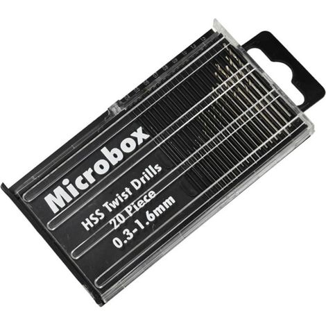 Satz Von 1 Mini-bohrer-set - 20 Bohrer, Perfekt Zum Bohren Von Holz, Kunststoff Und Metall