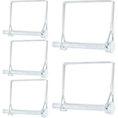 Satz Von 5 Robusten Quadratischen Zapfwellenstiften, 8 X 70 Mm, Für Anhänger Und Landwirtschaft