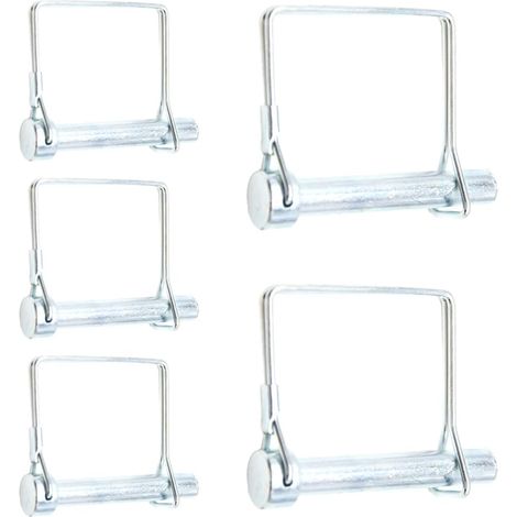 Satz Von 5 Robusten Quadratischen Zapfwellenstiften 10 X 60 Mm Für Anhänger Und Landwirtschaft