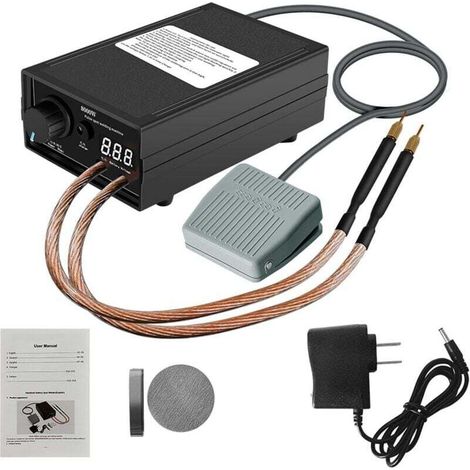 Einstellbare Punktschweißmaschine Für Batterien, 8000 W, Bastelset, Tragbares Hochleistungs-nickel-punktschweißgerät Für Punktschweißmaschinen-sets