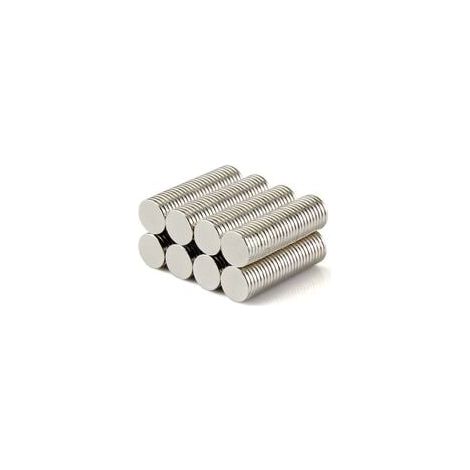 50 Stück Starke Neodym-magnete N42, 8 X 1 Mm, Runde Scheiben, Supermagnete