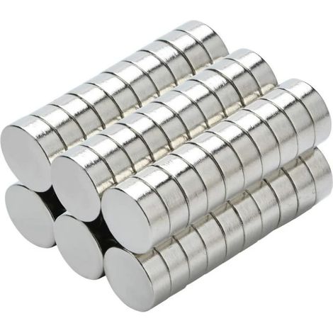 50 Stabile Neodym-magnete N35, 8 X 3 Mm, Runde Scheiben, Supermagnete
