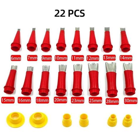 Edelstahl-düsenauftragsgerät Für Dichtmasse, 22-teiliges Set, Fugenkleber-finish, Silikon-dichtmasse, Finish-werkzeug, Küche Badezimmer