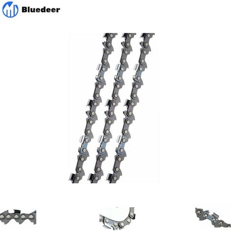 Ymyny 3er-pack Kettensägenkette 3/8"lp 52 Glieder 1,1mm 35cm Geringer Rückschlag Kompatibel Mit Bosch Ake 35 S Ake 35-19 S, Einhell, Husqvarna, Makita, Dolmar, Oregon Und Andere F Bluedeer