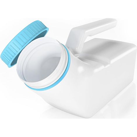 Herrenurinale Von Tilcare (1er-pack) Mit Leuchtendem Verschluss – 1000 Ml Dicke Kunststoff-urinflasche Mit Dichtem Schraubdeckel – Tragbare Urinbehälter