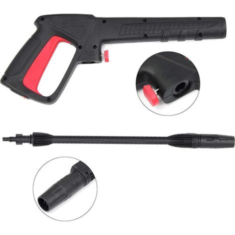 Hochdruckpistole Für Autowäsche, Wasserpistole, Schaumreinigungspistole, Schnellkupplung, Verlängerungsstab