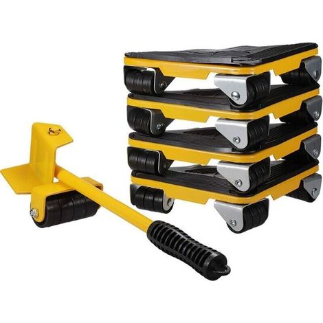 Robuster Möbelheber, Möbel-transport-kit, Möbeltransportsystem Mit Rädern, 360-grad-drehbar, Maximale Traglast Von 400 Kg / 870 Lb Pro Einheit
