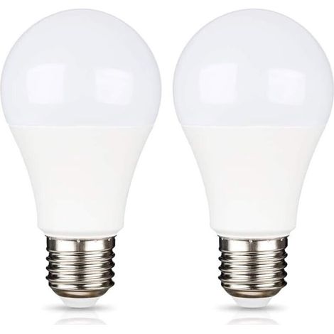 E27 9w 12v Led Kaltweiß 6500k Für Camping, Entspricht 75w Halogen, Ac/dc 12 Volt 24 Volt E27 Led-glühbirne Für Solarpanel/garage/garten, Nicht Dimmbar, 2er-pack [energieeffizienzklasse A+]