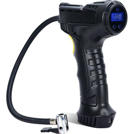Kabelloser Luftkompressor, 120 W, Auto-luftpumpe, Kabellose Reifenpumpe Mit 3 Aufblasdüsen Und Led-beleuchtung, Usb-aufladbar Für Autos, Fahrzeuge Und Fahrräder