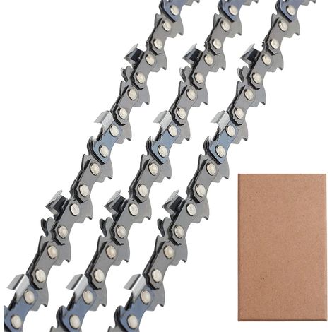 3er-set Kettensägenkette Mit Geringem Rückschlag, 3/8"lp, 50 Glieder, 1,1mm, 35cm, Kompatibel Für Stihl 009-023 Ms170-210