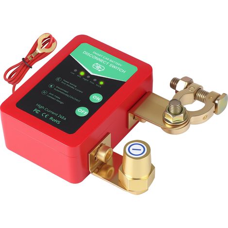 Roter Und Grüner Regulärer Stil, Universeller 12v/24v Batterie-trennschalter Für Lkw - Intelligente Fernbedienung, Entladungsschutz