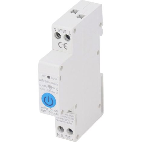 Verzögertes Relais Mit Wifi-fernbedienung, 1p 40a Ac 230v Timer-controller Für Haushaltsgeräte
