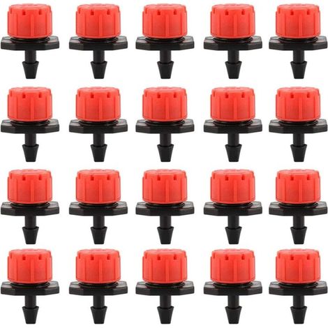 100 Stück Tropfbewässerung-tropfer, Sprinklerdüsen-emitter Für Den Garten, Automatische 360° Einstellbare Tropfbewässerung Für Pflanzen, Gewächshaus Und Rasen, Diy