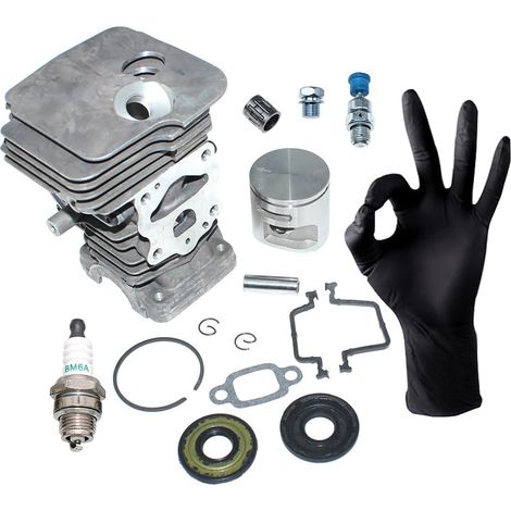 Kit Kolben Zylinder Für Husqvarna 445 445 Ii 445e 445e Ii 450 450 Ii 450e 450e Ii Jonsered Cs2245 Cs2250 Redmax Gz500 Mcculloch Cs450 Craftsman 358382000