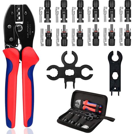 Elektriker-crimpwerkzeug – 27-teiliges Crimp-set Kompatibel Mit Solar-kabelverbindern