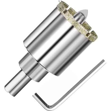Gefräster Diamantbestückter Bohrer Mit Führungsspitze Für Granit, Stein Und Keramik, Durchmesser 35 Mm Haus & Garten Werkzeuge Elektrowerkzeuge Bohrer