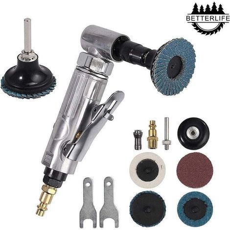Pneumatischer Schleifer 1/4 Bsp 6,2 Bar – Druck 90 Psi – Drehzahl 20.000 U/min – Für Präzises Schleifen Und Polieren In Engen Räumen