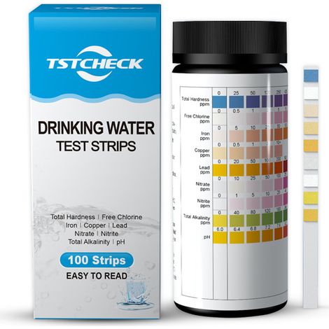 Teststreifen Für Pool Und Whirlpool – 100er Pack, Test Von Ph-wert, Chlor, Brom, Härte Und Mehr, Präziser 9-in-1-wassertest Für Den Pool
