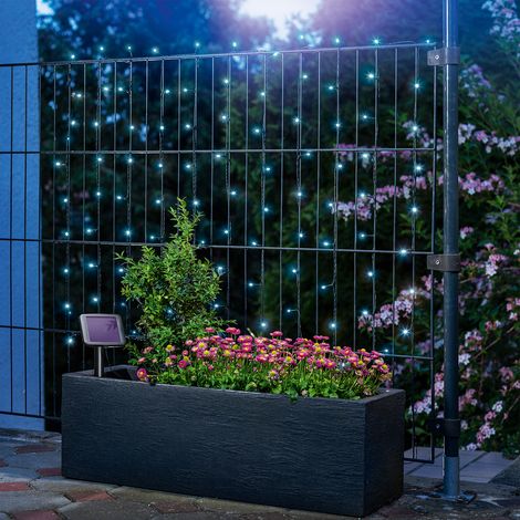 Solaire Premium Lichterkette 100 Led Kaltweiß Garten Weihnachten Deko