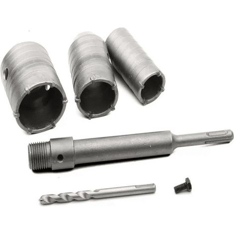 Bohrerset 30/40/50 Mm Für Zement- Oder Betonwände (3-teilig)