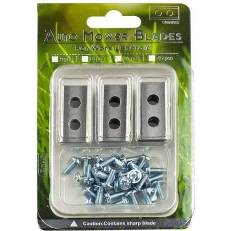 30er-set Rasierklingen, Ersatzklingen Aus Verstärktem Edelstahl, Kompatibel Mit Worx