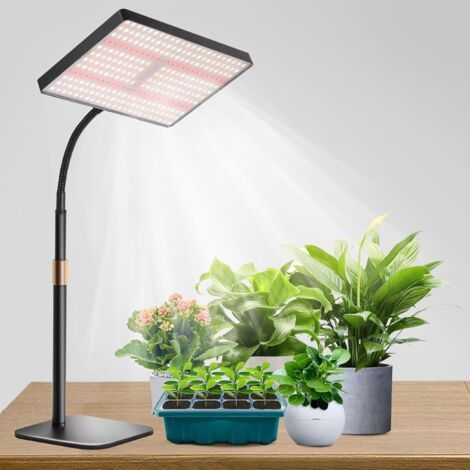 Vollspektrum-led-pflanzenlampe 286 Mit Uv-ir-leds, Automatischer Ein-/aus-zeitschaltuhr Und 10 Einstellbaren Helligkeitsstufen.