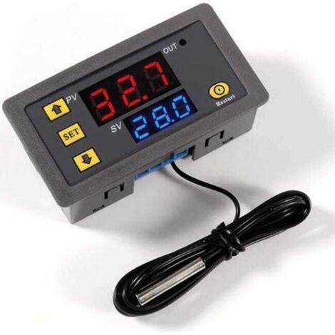 1 Stück W3230 Ac 110v-220v Digitaler Temperaturregler, Thermostat-schalter Mit Digitalanzeige 20a