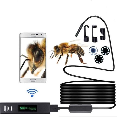 Kabelloses Wifi-endoskop 1200p Inspektionskamera 2,0 Megapixel Hd Schlangenkamera Für Android Ios Smartphone Mit 3,5 M/10 M Starrem Kabel (10 M)