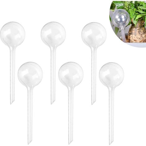 6 Stück Bewässerungskolben Für Pflanzen, Automatische Gießkugel, Transparente Kunststoff-bewässerungsampullen Für Blumen Und Garten