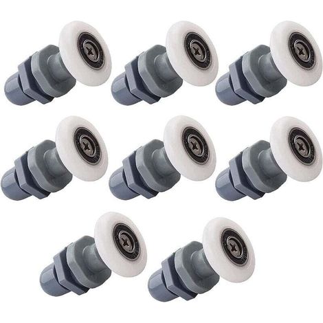 8 Stück Duschschiebetür-rollen 19mm Für Badezimmer, Glasduschtür-gleitrollen