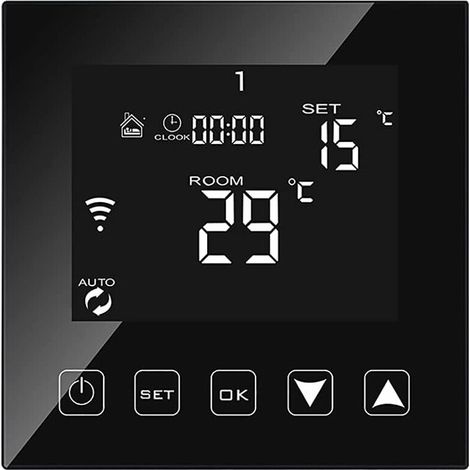 Wlan-thermostat Für Heizkessel – 220v Stromversorgung – 3a Ausgang – Kompatibel Mit Alexa Und Google Assistant – Programmierbar Mit Fenstererkennung - Eau 3 A