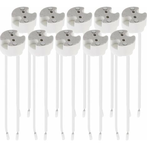 Satz Von 10 Gu5.3-fassungen, Kompatibel Mit Mr16, Spannung 12v, Für Led- Und Halogenlampen, Einfache Installation