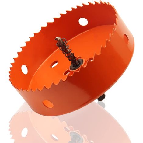 Hss-bimetall-lochsäge 100mm Für Metall, Aluminium, Edelstahl, Holz, Pvc Und Kunststoff
