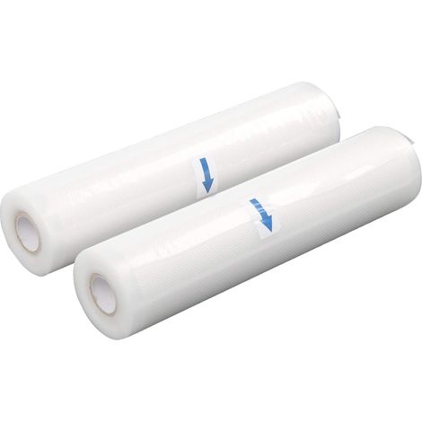 Vakuumbeutel Für Lebensmittel, Verpackungsrollen Für Vakuumiergerät, Lebensmittelsparer, Bpa-frei (2er-pack, 20×500 Cm)