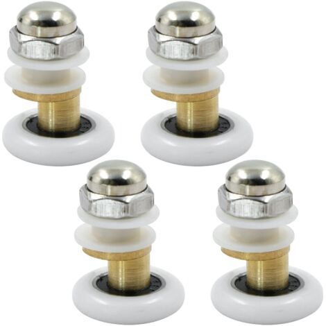 Duschentürrolle - Duschrollen Rad Für Schiebetüren Duschrollen Messing Duschkabine Tür Mit Rolle Rad 4 Stück 23mm