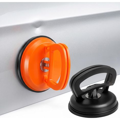 2er-set Robuster Saugnäpfe Für Karosseriereparatur, Verlegung Von Autokacheln, Glasheben, Langlebiger Saugnapf Für Automatisches Ausbeulen, Armaturenbrett, Heimwerken, Schwarz Und