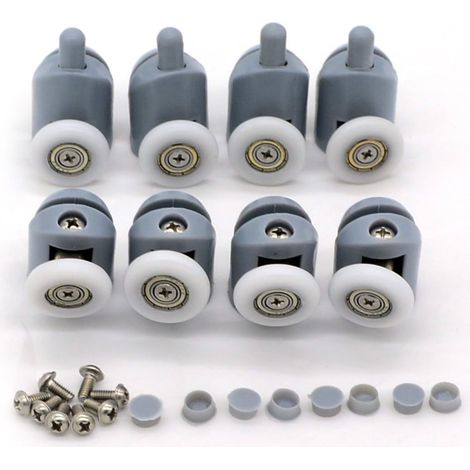 Satz Mit 8 Rollen Für Duschtür (23 Mm)