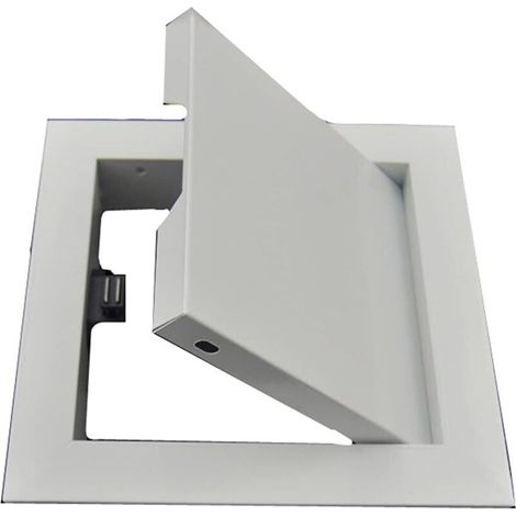 Weiß Lackierte Stahl-inspektionsklappe - Für Wände Und Decken 25 X 25 Cm Mit Magnet