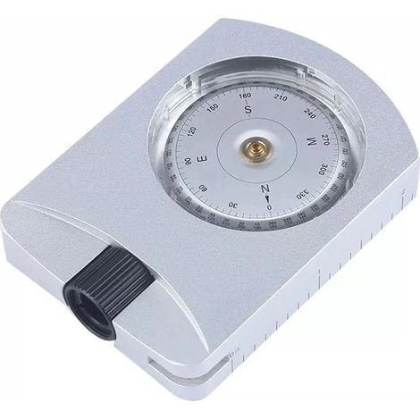 Tragbares Professionelles Aluminium-klinometer Für Präzise Höhenmesser Zur Messung Von Höhen, Steigungen Und Winkeln, Silber