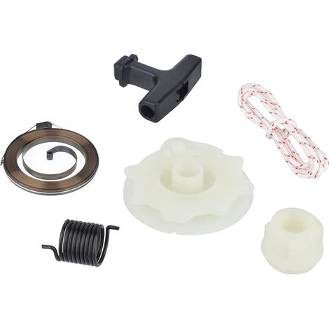 Cancanle Reparaturkit Für Starterseil, Riemenscheibenfeder Und Anlasser-rückholfeder Für Husqvarna 137 142 E 235 236 240 E Kettensäge